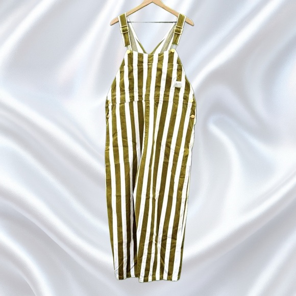 Big Bud Press Olive Stripe Original Overalls Size 3XL